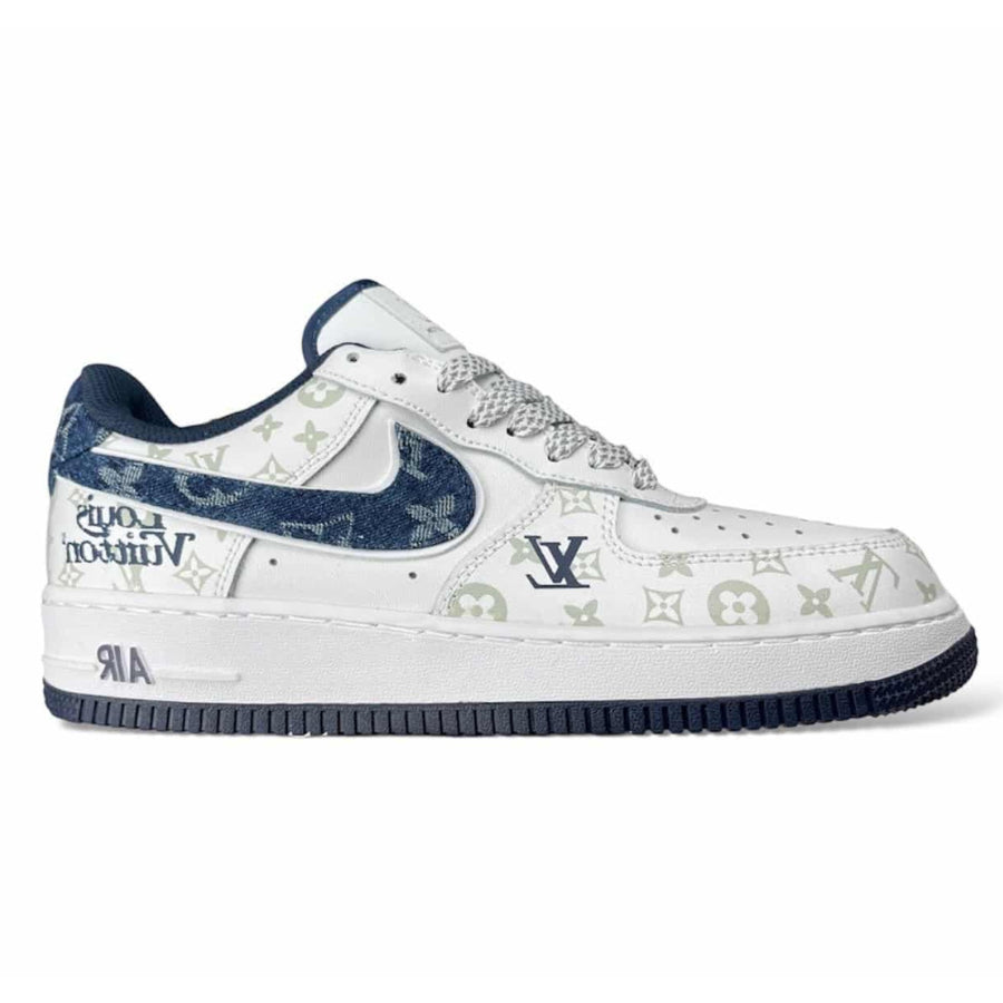 Louis Vuitton x Nike Air Force 1 07 Low 'White Blue' – Auth Shoes