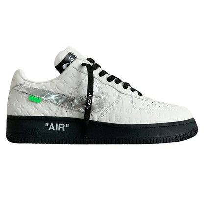 Louis Vuitton x Nike Air Force 1 Low ‘White Black Silver’