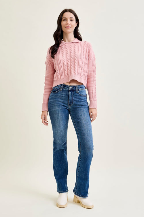 Tanya Mid Rise ThermaDENIM Bootcut Jeans