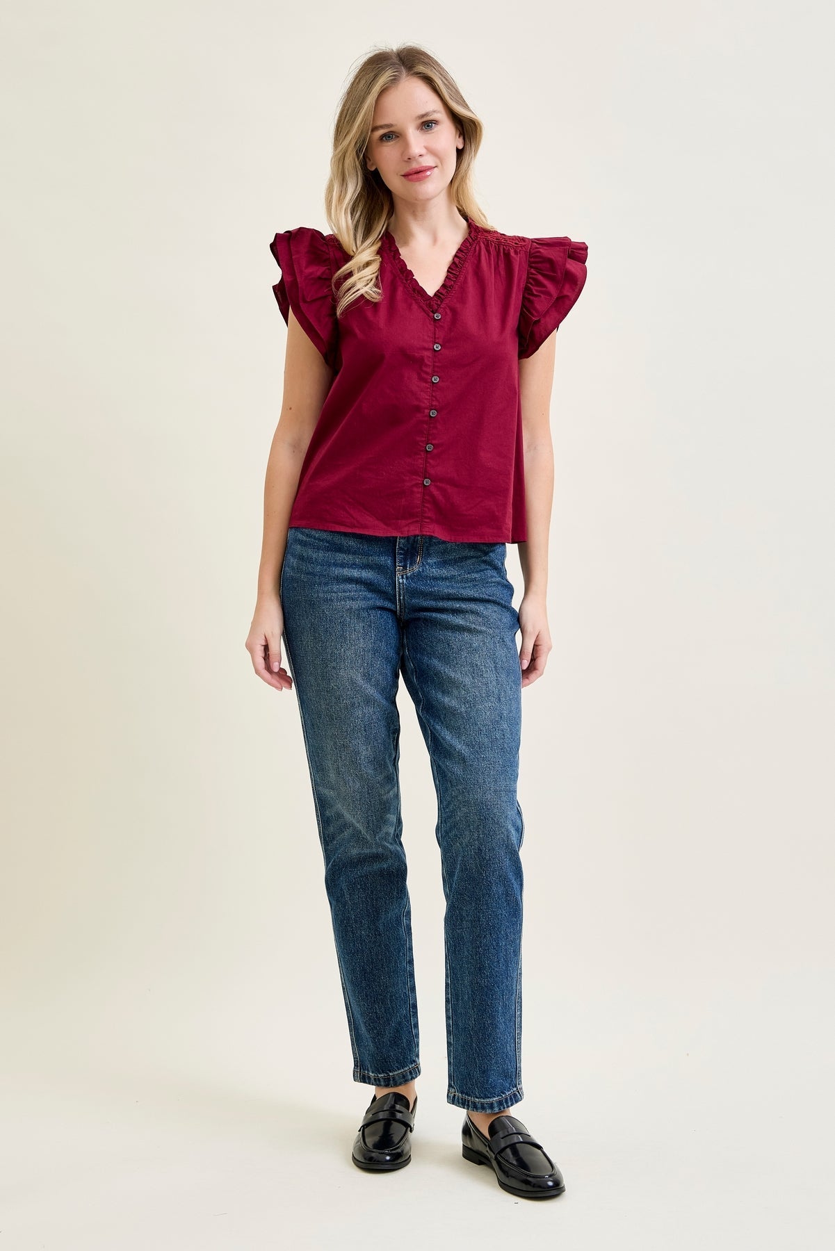 Riley High Rise Rigid Magic Straight Jeans
