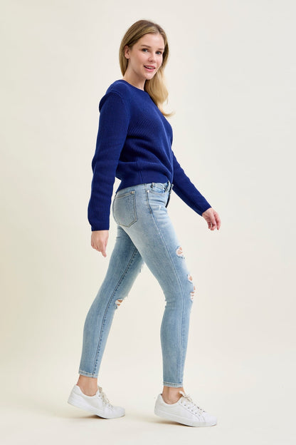 Darla Distressed Skinny Jeans