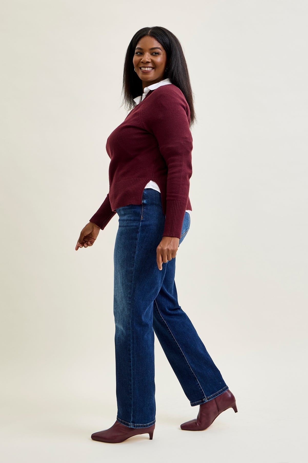 Tracy Vintage Wash ThermaDENIM Straight Fit Plus