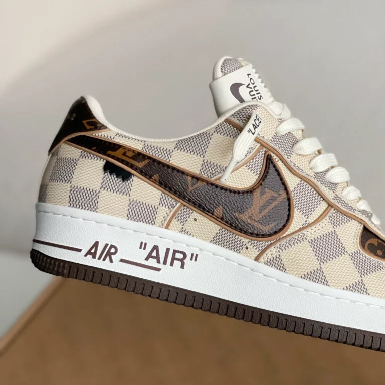 Louis Vuitton x Nike Air Force 1 Low 'Damier Canvas' – Auth Shoes