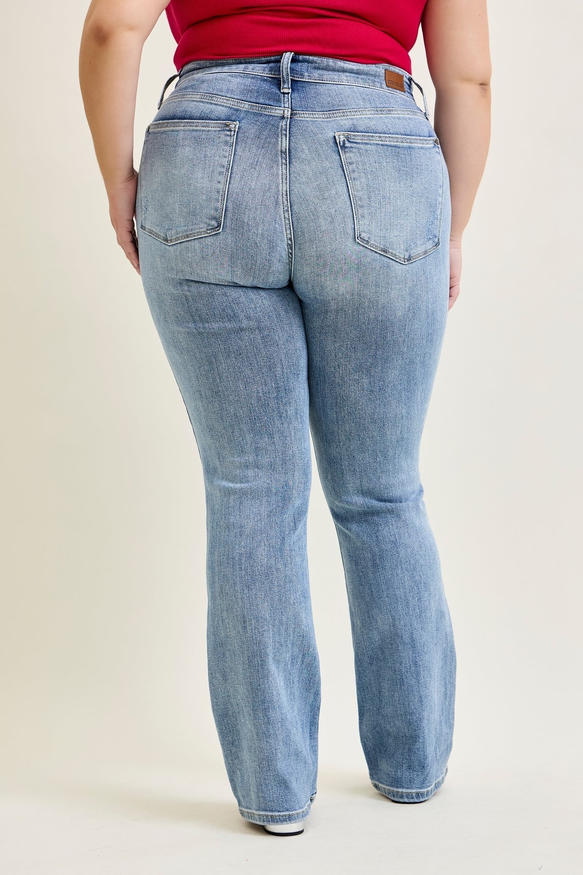 Ashley Mid Rise Bootcut Jeans - PLUS