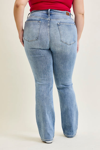 Ashley Mid Rise Bootcut Jeans - PLUS