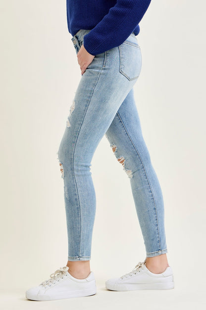 Darla Distressed Skinny Jeans