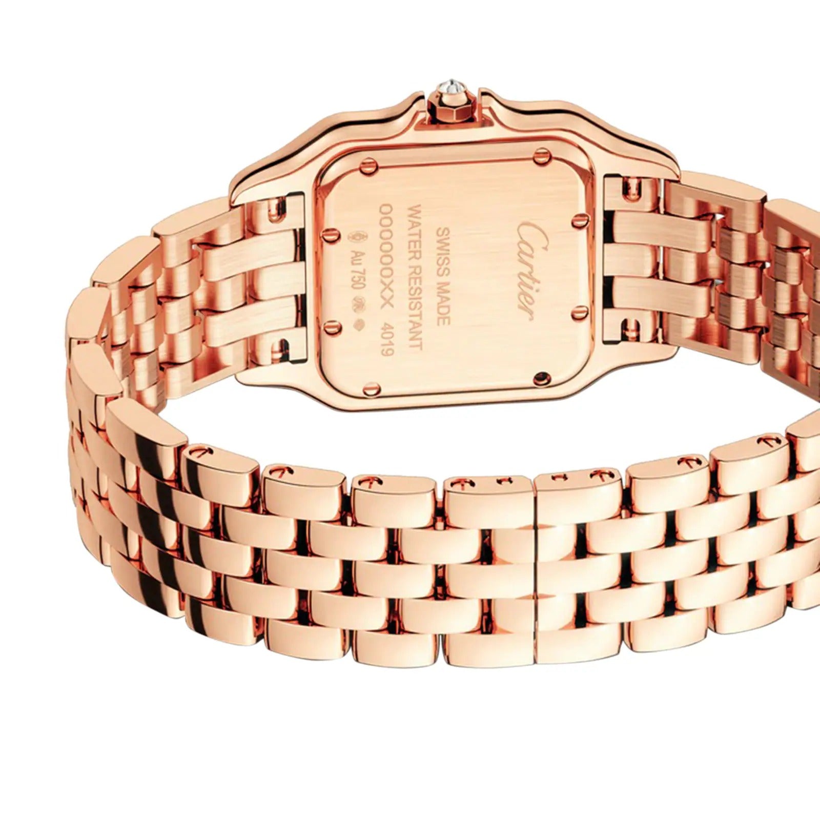 Unworn Cartier Panthère de Cartier Medium, 18k Rose Gold, Diamonds, 27mm x 36mm, Ref# WJPN0009, box and papers - Image 5