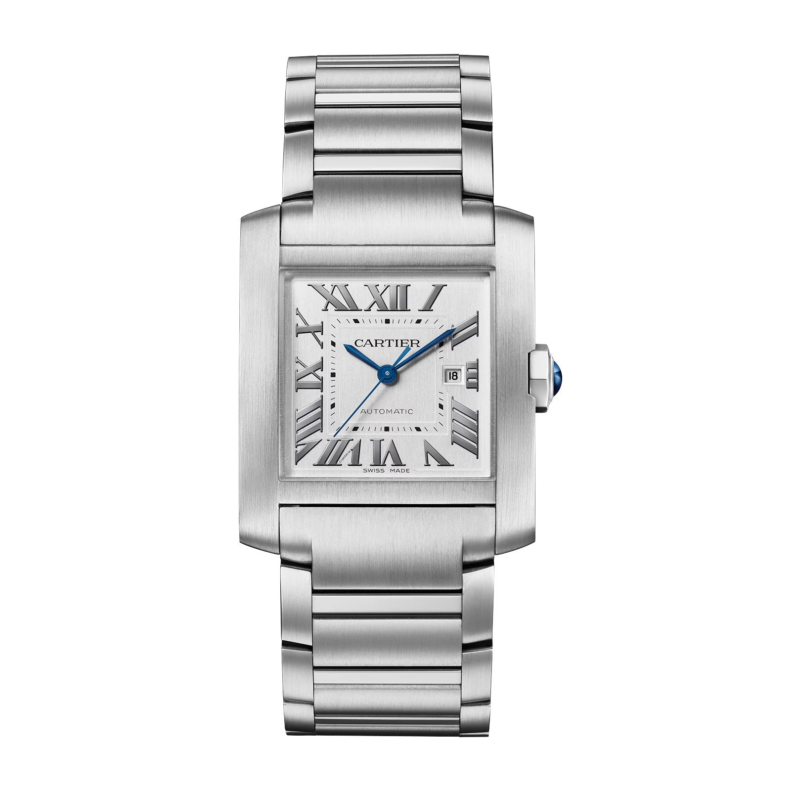 Unworn Cartier Tank Francaise de Cartier, Medium Stainless Steel, 32mm x 27mm, Ref# WSTA0074, box and papers