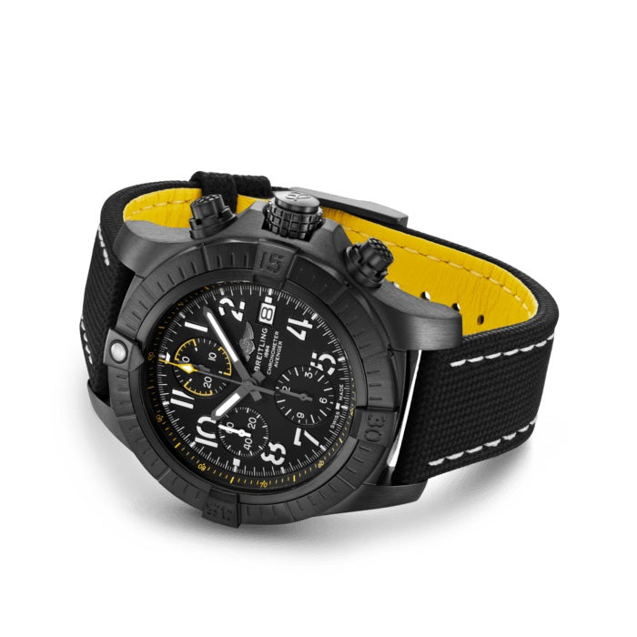 Breitling Avenger Chronograph 45 Night Mission DLC-Coated Titanium Ref# V13317101B1X1 - Image 3