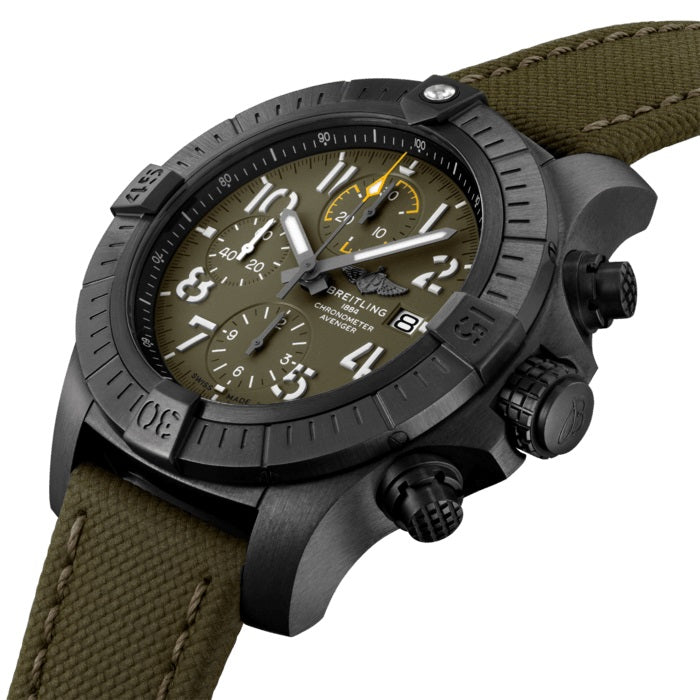 Breitling Avenger Automatic Chronograph 45 Night Mission DLC-Coated Titanium Ref# V13317101L1X2 - Image 2