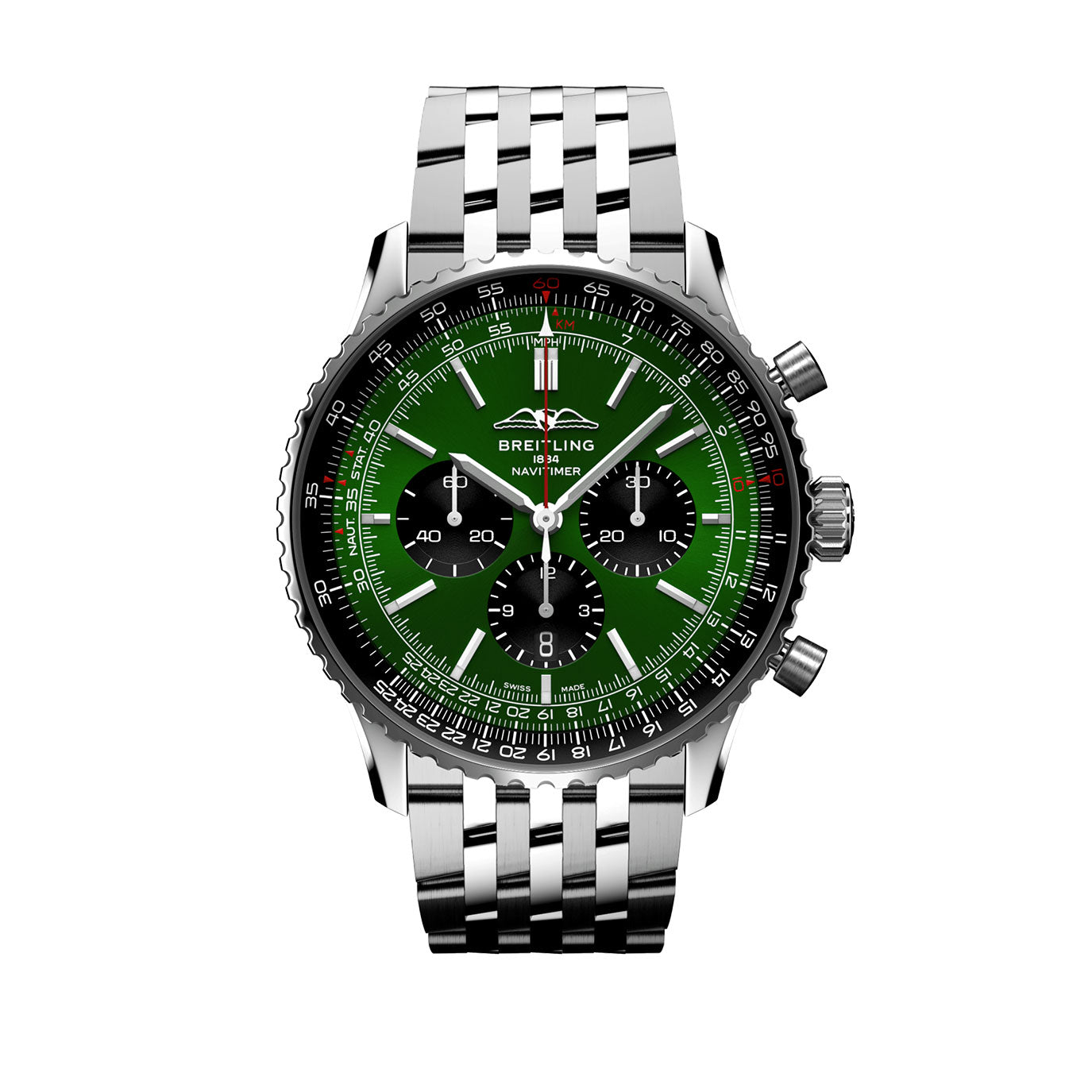 Breitling Navitimer B01 CHRONOGRAPH 46,  Stainless steel, Ref# AB0137241L1A1, Unworn 2024