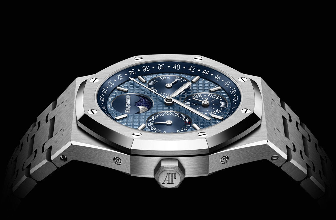 Audemars Piguet Royal Oak PERPETUAL CALENDAR Ref# 26574ST.OO.1220ST.03 - Image 5