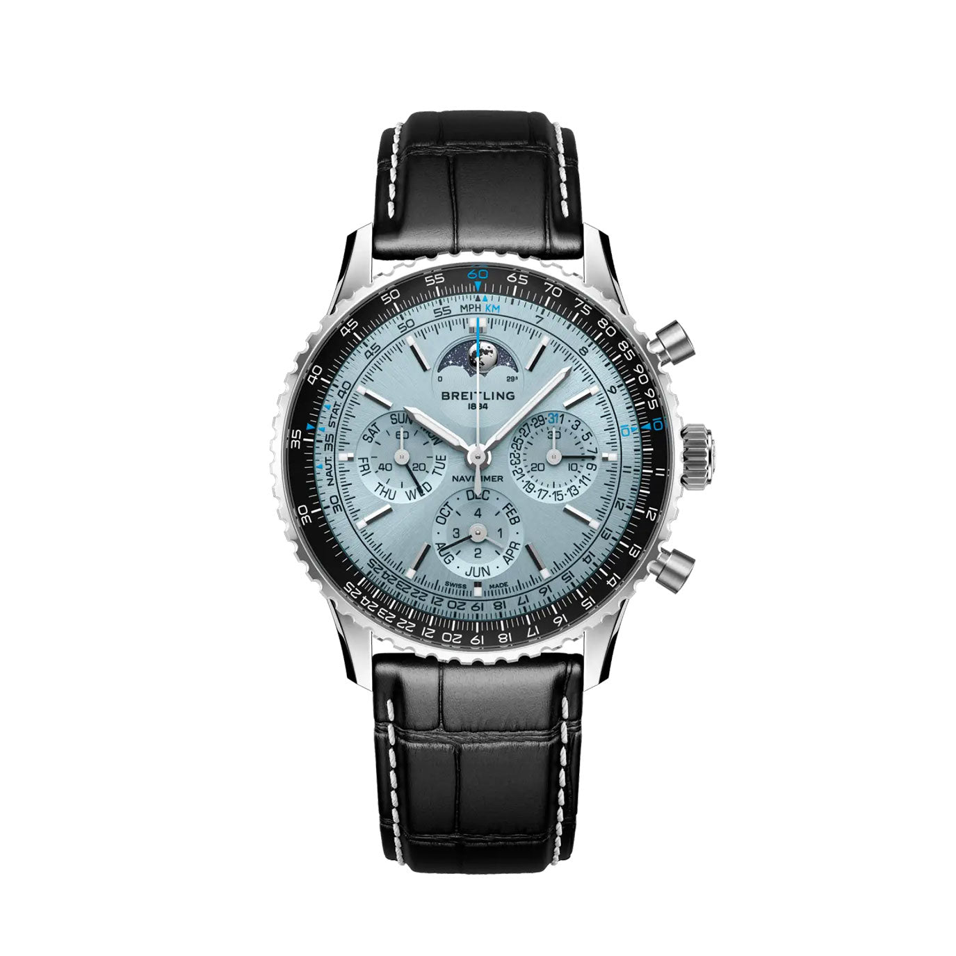 Unworn Breitling Navitimer B19 Chronograph 43 Perpetual Calendar, PB1920251C1P1, box and papers