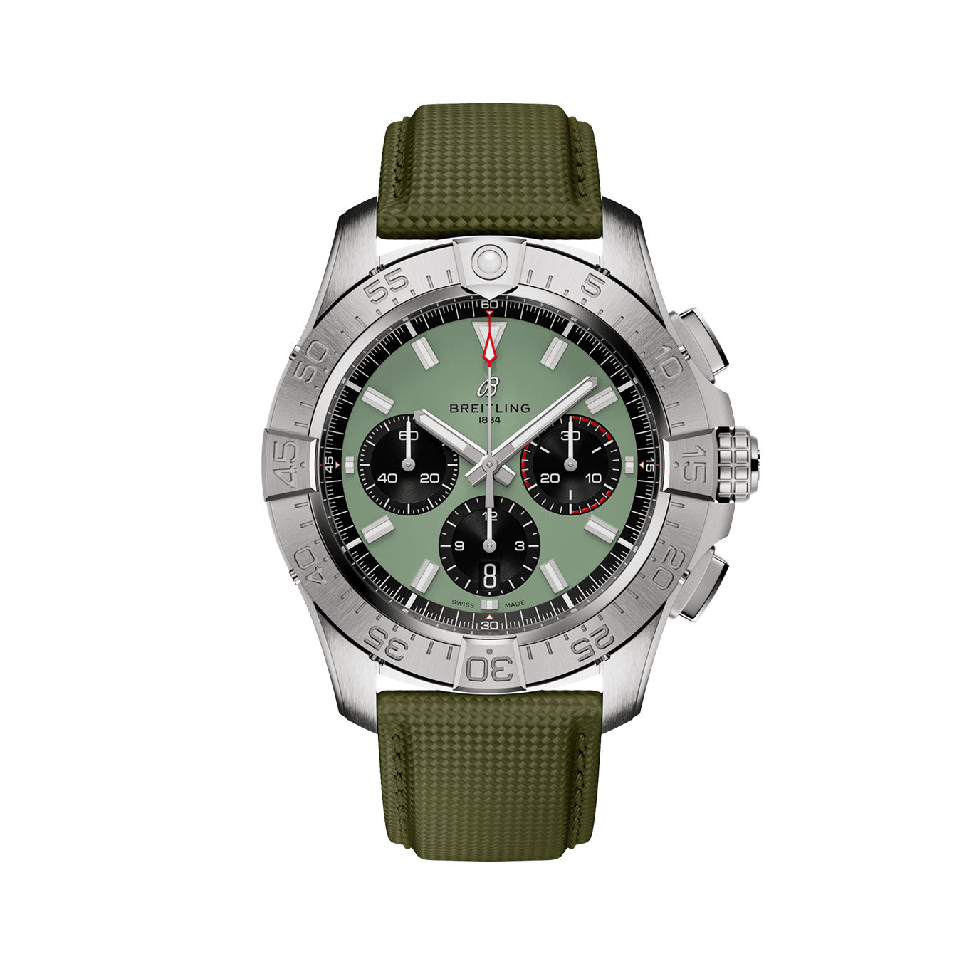 Unworn Breitling Avenger B01 Chronograph 44 Ref# AB0147101L1X1, box and papers