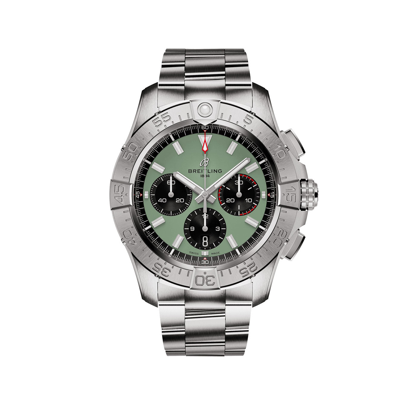 Unworn Breitling Avenger B01 Chronograph 44 Ref# AB0147101L1A1, box and papers