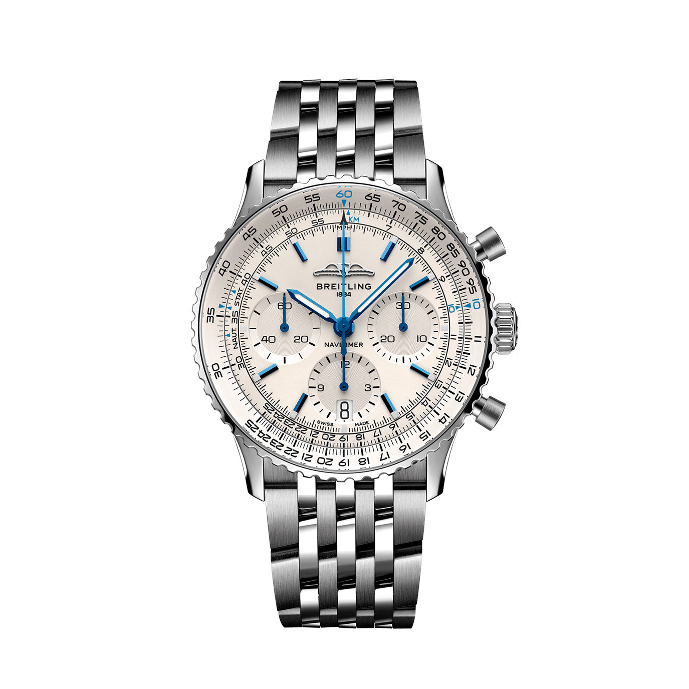 Breitling Navitimer B01 Chronograph 41, Ref# AB0139A71G1A1, box and papers