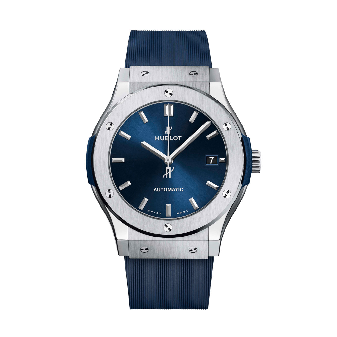 Hublot Classic Fusion Titanium Blue Ref# 511.NX.7170.RX, Unworn 2025
