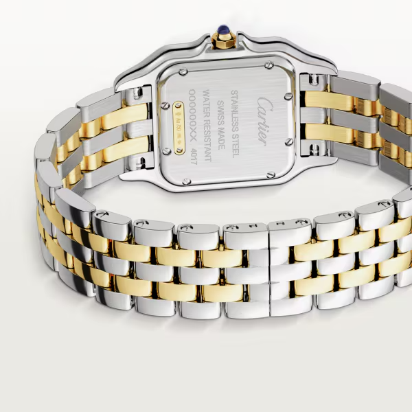 Unworn Cartier Panthère de Cartier, Stainless Steel, 18k Yellow Gold, 29mm x 37mm, Ref# W2PN0007, box and papers - Image 5