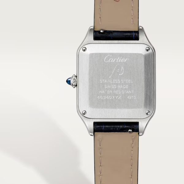 Unworn Cartier Santos-Dumont de Cartier, Stainless Steel, 38mm x 27.5mm, Ref# WSSA0023, box and papers - Image 8