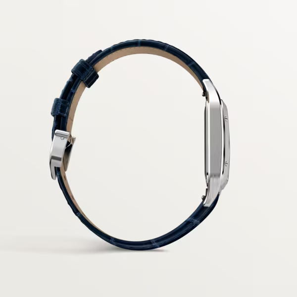 Unworn Cartier Santos-Dumont de Cartier, Stainless Steel, 38mm x 27.5mm, Ref# WSSA0023, box and papers - Image 4