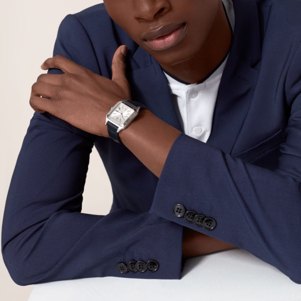 Unworn Cartier Santos Dumont de Cartier, Stainless Steel, 43.5mm x 31.4mm, Ref# WSSA0022, box and papers - Image 10