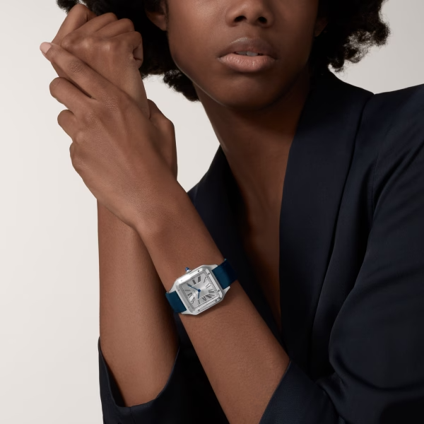 Unworn Cartier Santos Dumont de Cartier, Stainless Steel, 43.5mm x 31.4mm, Ref# WSSA0022, box and papers - Image 11