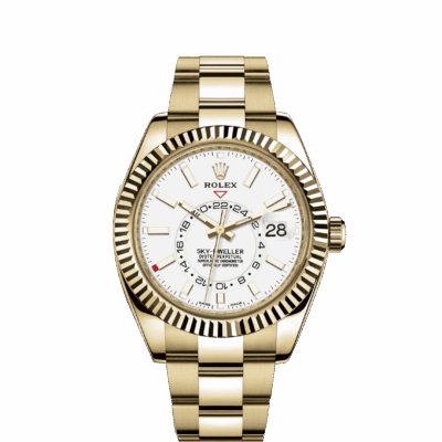 Rolex Sky-Dweller 42mm, 18k Yellow Gold, Ref# 326938-0005
