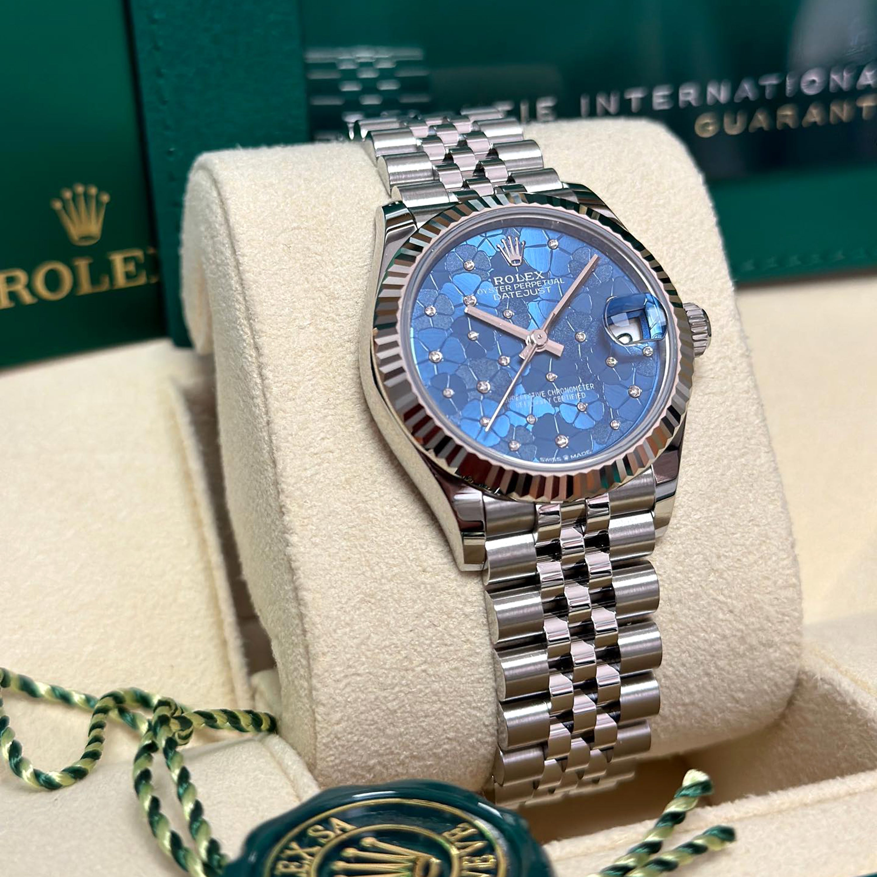 Rolex Datejust 31mm, Oystersteel and 18k White Gold and Diamonds, Ref# 278274-0036 - Image 3
