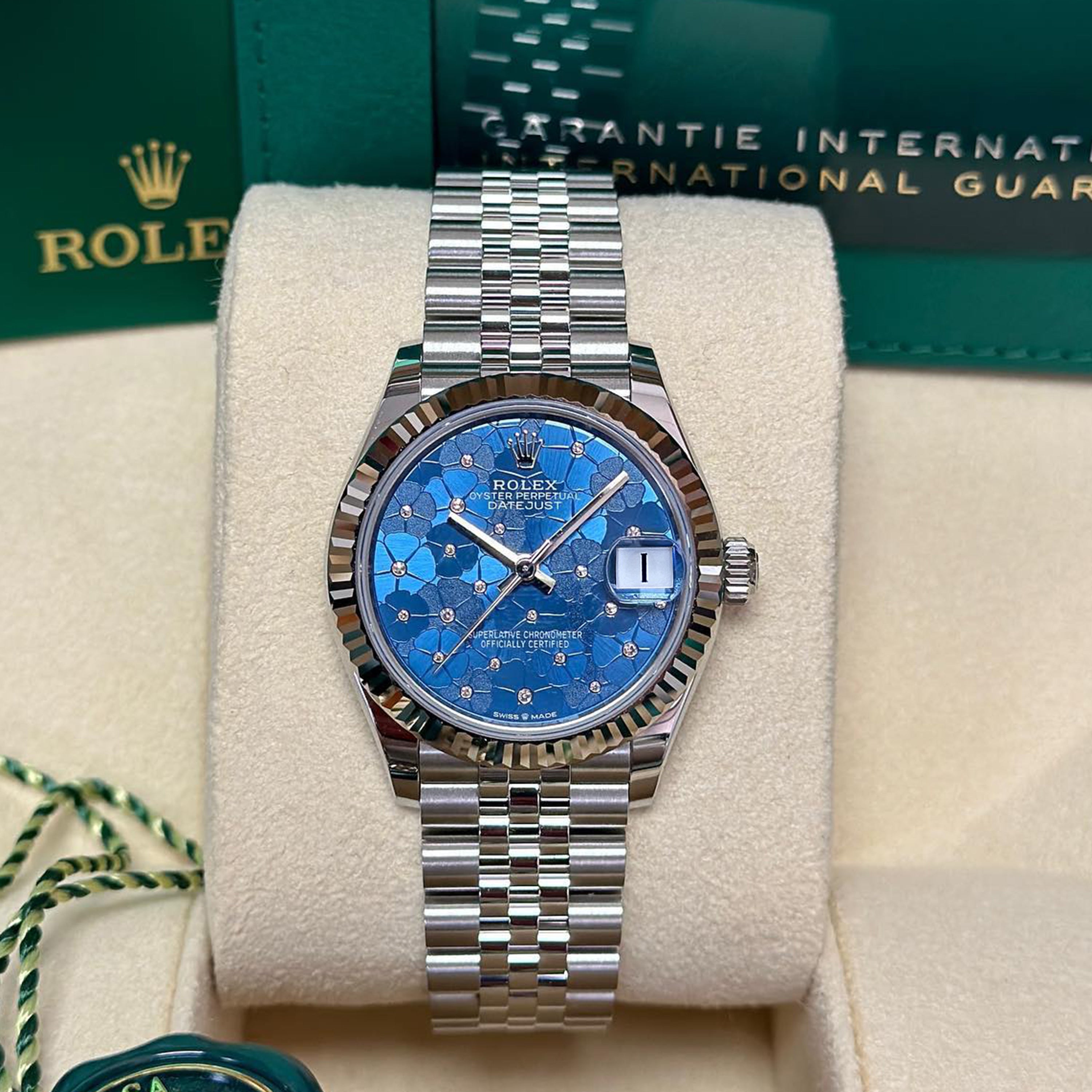 Rolex Datejust 31mm, Oystersteel and 18k White Gold and Diamonds, Ref# 278274-0036 - Image 4