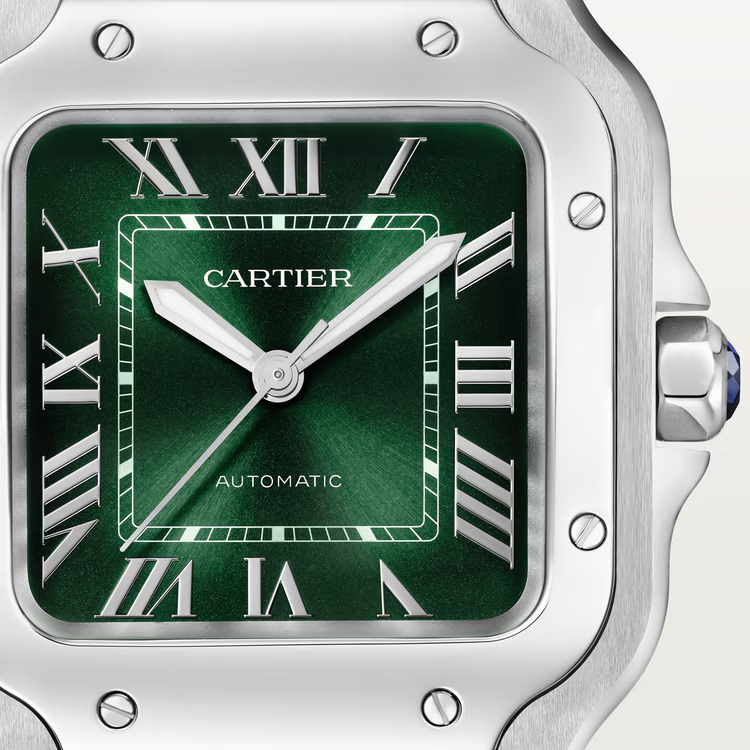 Unworn Cartier Santos de Cartier, Stainless Steel, 41.9mm x 35.1mm, Ref# WSSA0061, box and papers - Image 3