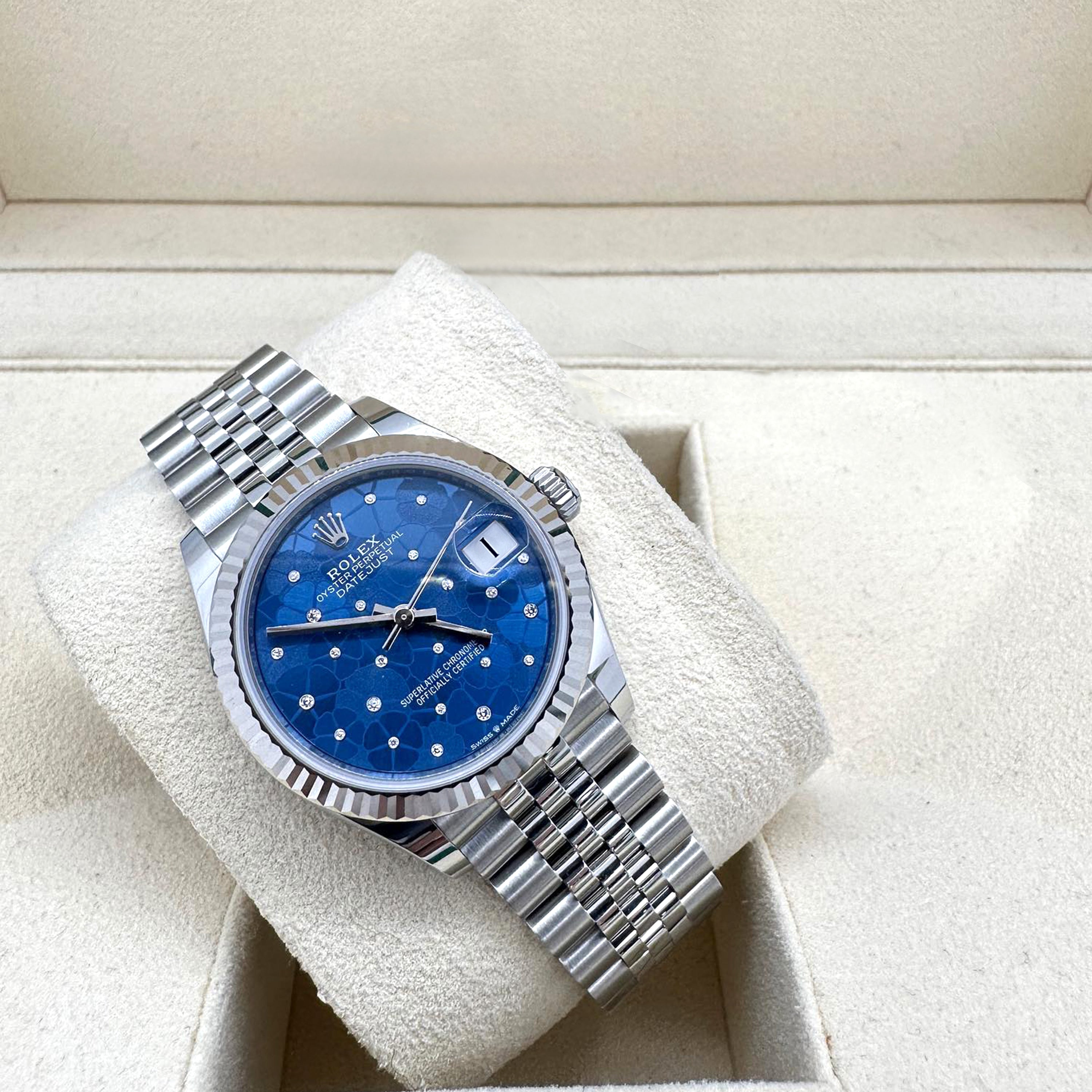 Rolex Datejust 31mm, Oystersteel and 18k White Gold and Diamonds, Ref# 278274-0036 - Image 6