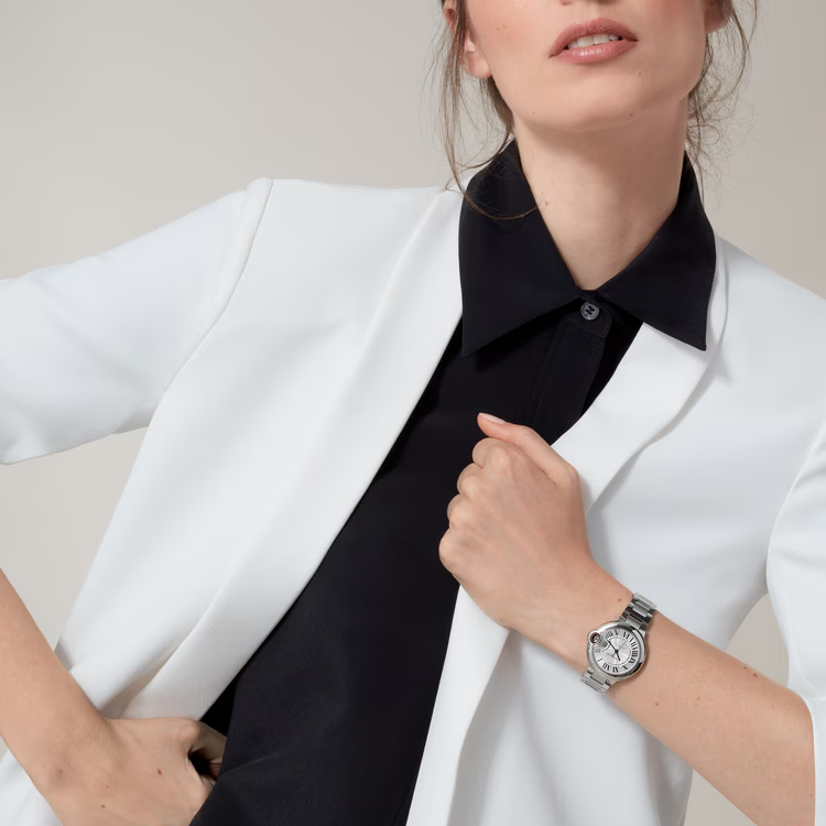 Unworn Cartier Ballon Bleu de Cartier, Stainless Steel, 33mm, Ref# WSBB0044, box and papers - Image 4