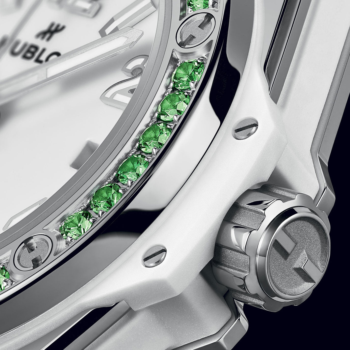 Unworn Hublot Big Bang One Click Joyful Steel Apple Green 33, 485.SG.2210.RX.1222, box and papers - Image 3