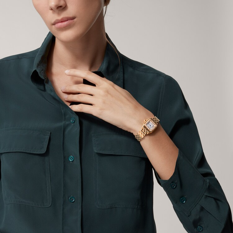 Unworn Cartier Panthère de Cartier Small, 18k Rose Gold, Diamonds, 22mm x 30mm, Ref# WJPN0049, box and papers - Image 7