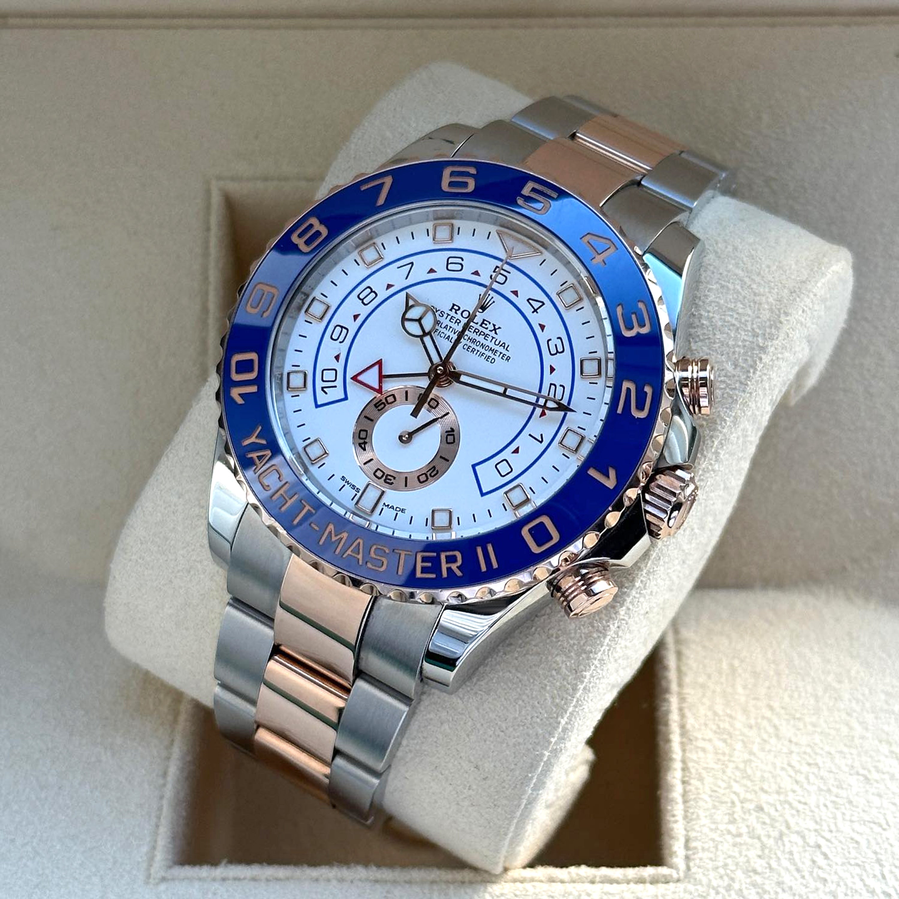 Rolex Yacht-Master II, Stainless Steel and 18k Everose Gold, 44mm, Ref# 116681-0002 - Image 3