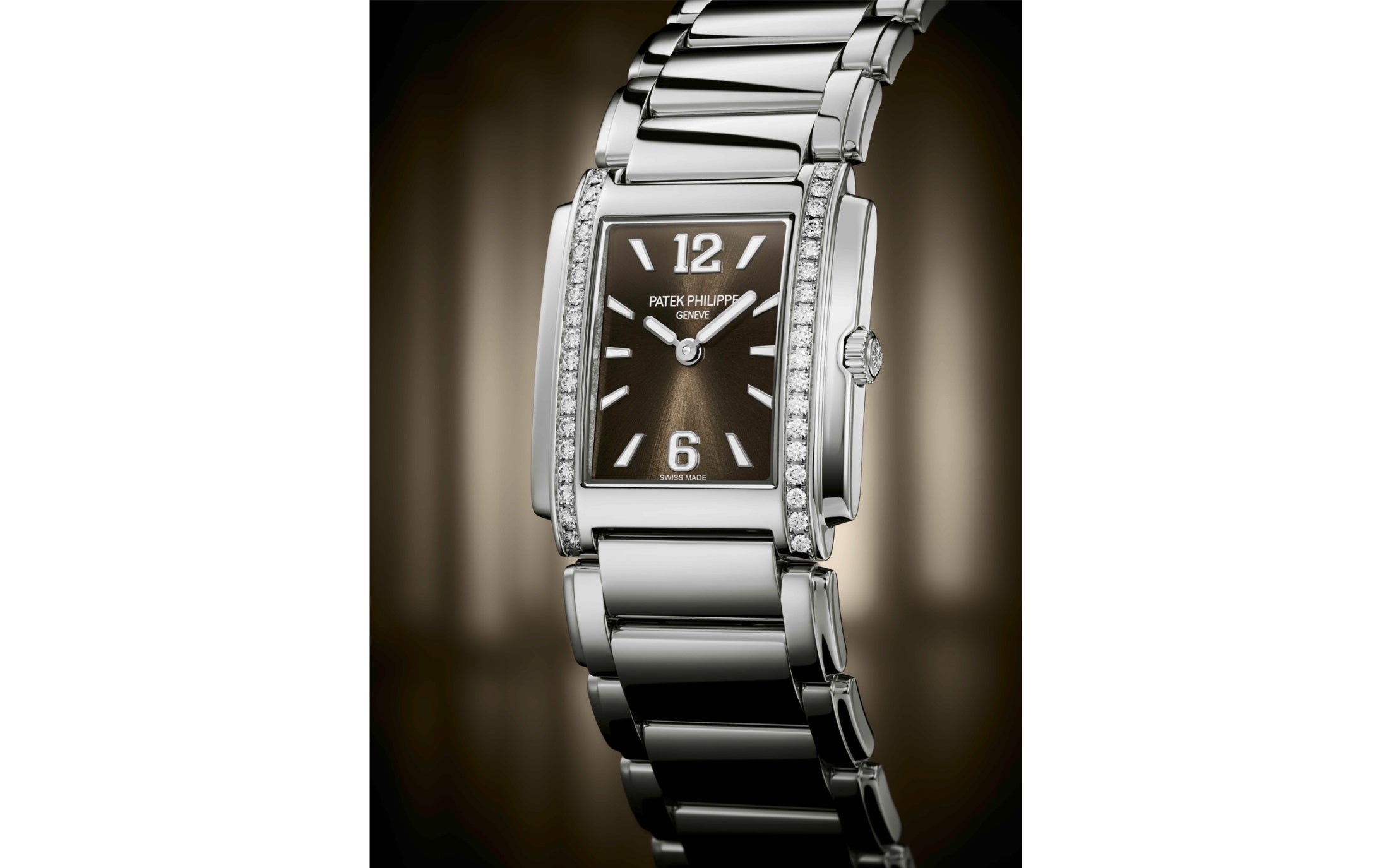 Patek Philippe Twenty~4 Quartz Ladies Watch, Stainless Steel with 36 Diamond (~0.42 ct), 25.1 x 30 mm, Ref# 4910/1200A-010 - Image 11