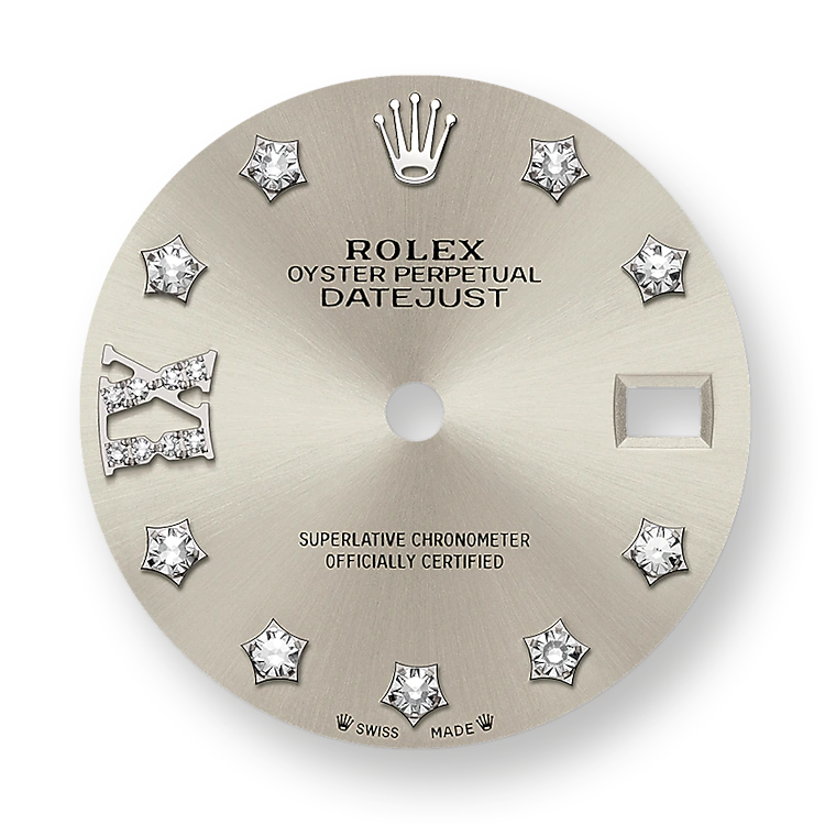 Rolex Lady-Datejust 28, Oystersteel and 18k White Gold, Ref# 279384RBR-0021 - Image 2