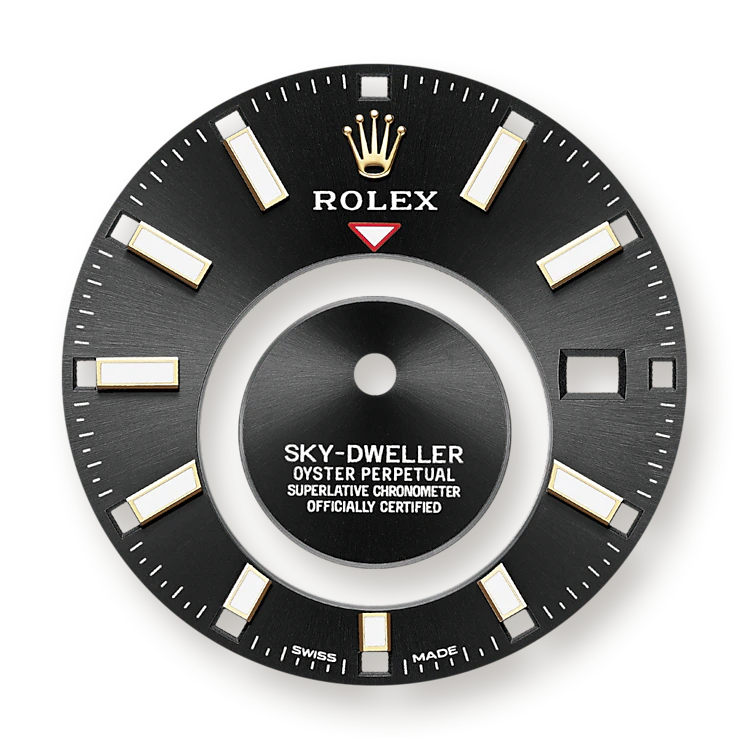 Rolex Sky-Dweller 42mm, 18k Yellow Gold, Oysterflex, Ref# 326238-0009 - Image 2