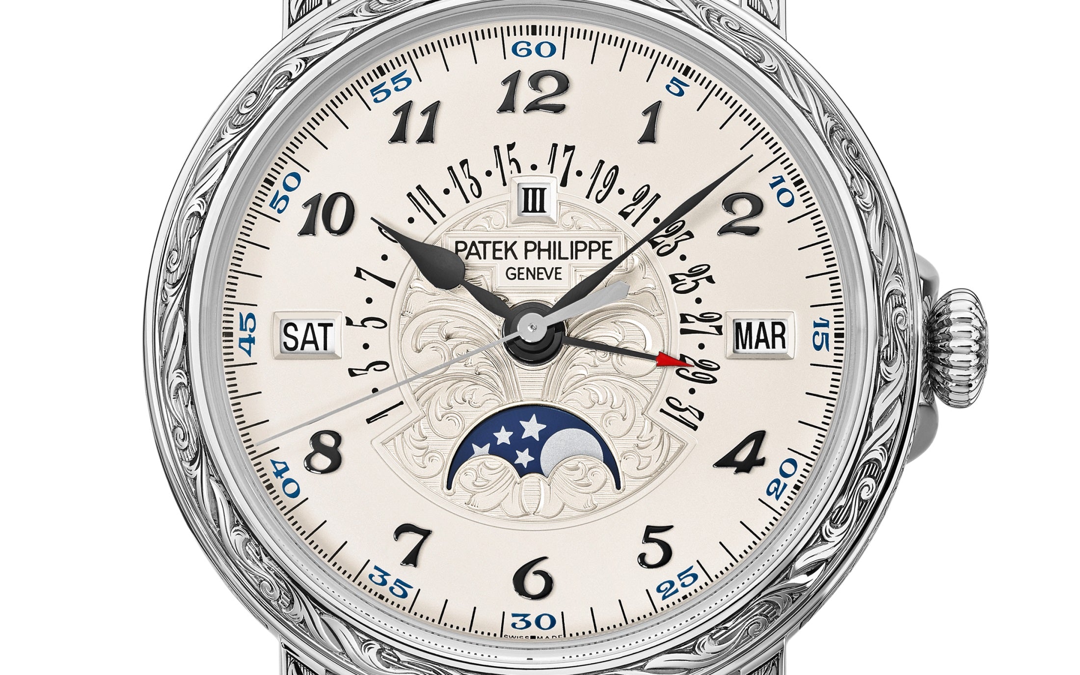 Patek Philippe Grand Complication, 18k White Gold, 38mm, Ref# 5160/500G-001 - Image 2