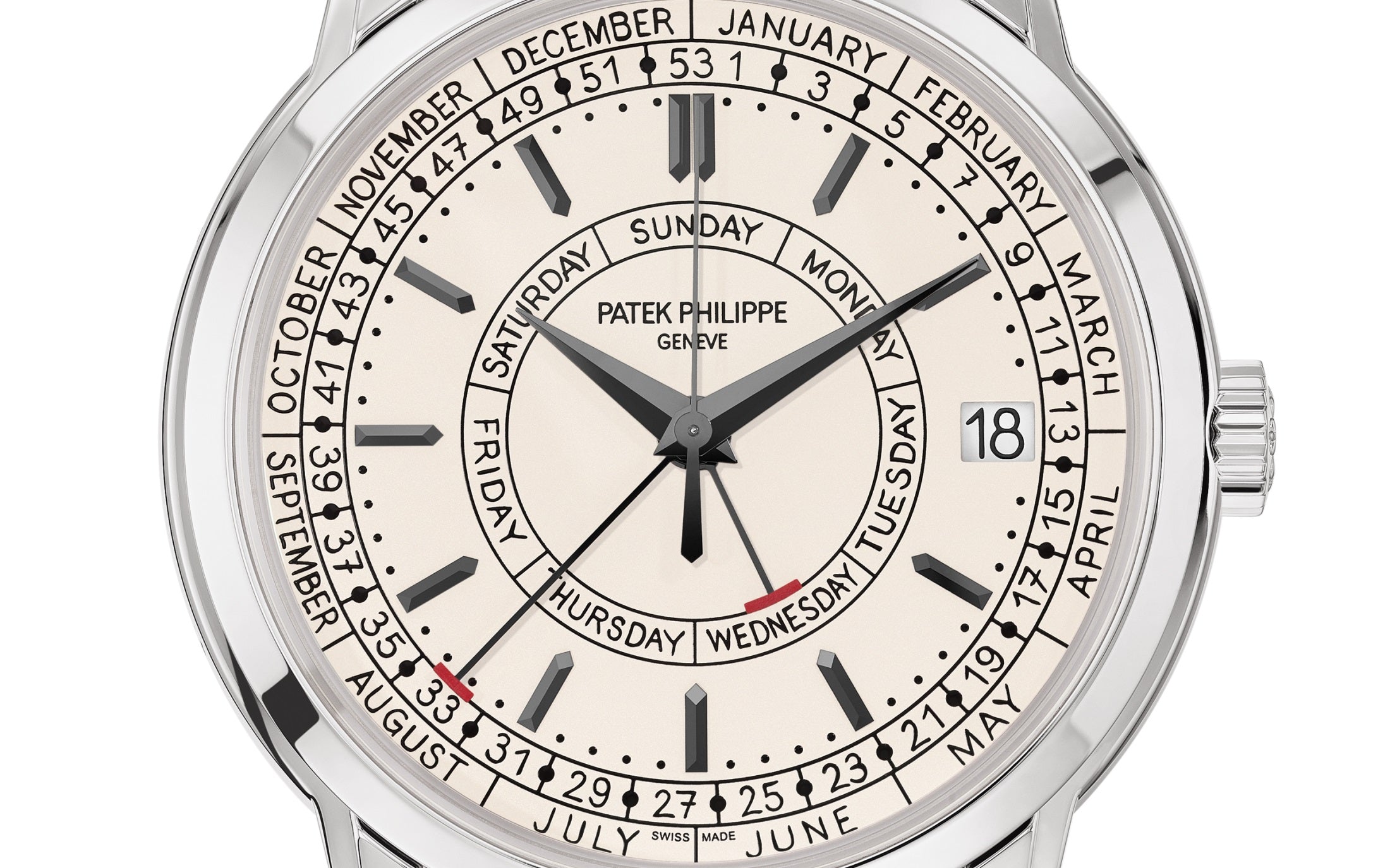 Patek Philippe Complication, Stainless Steel, 40mm, Calatrava Weekly Calendar Ref# 5212A-001 - Image 3