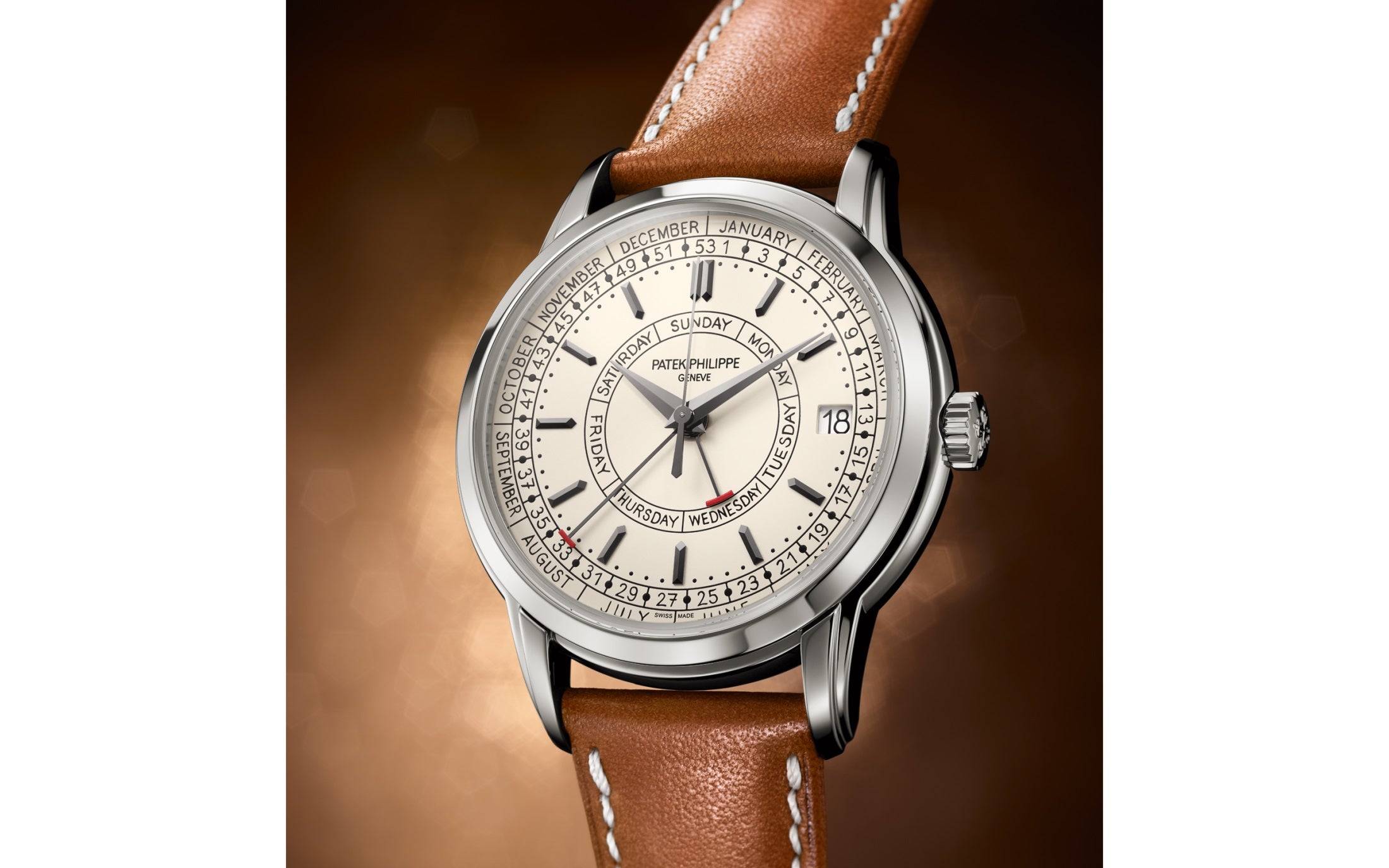 Patek Philippe Complication, Stainless Steel, 40mm, Calatrava Weekly Calendar Ref# 5212A-001 - Image 12