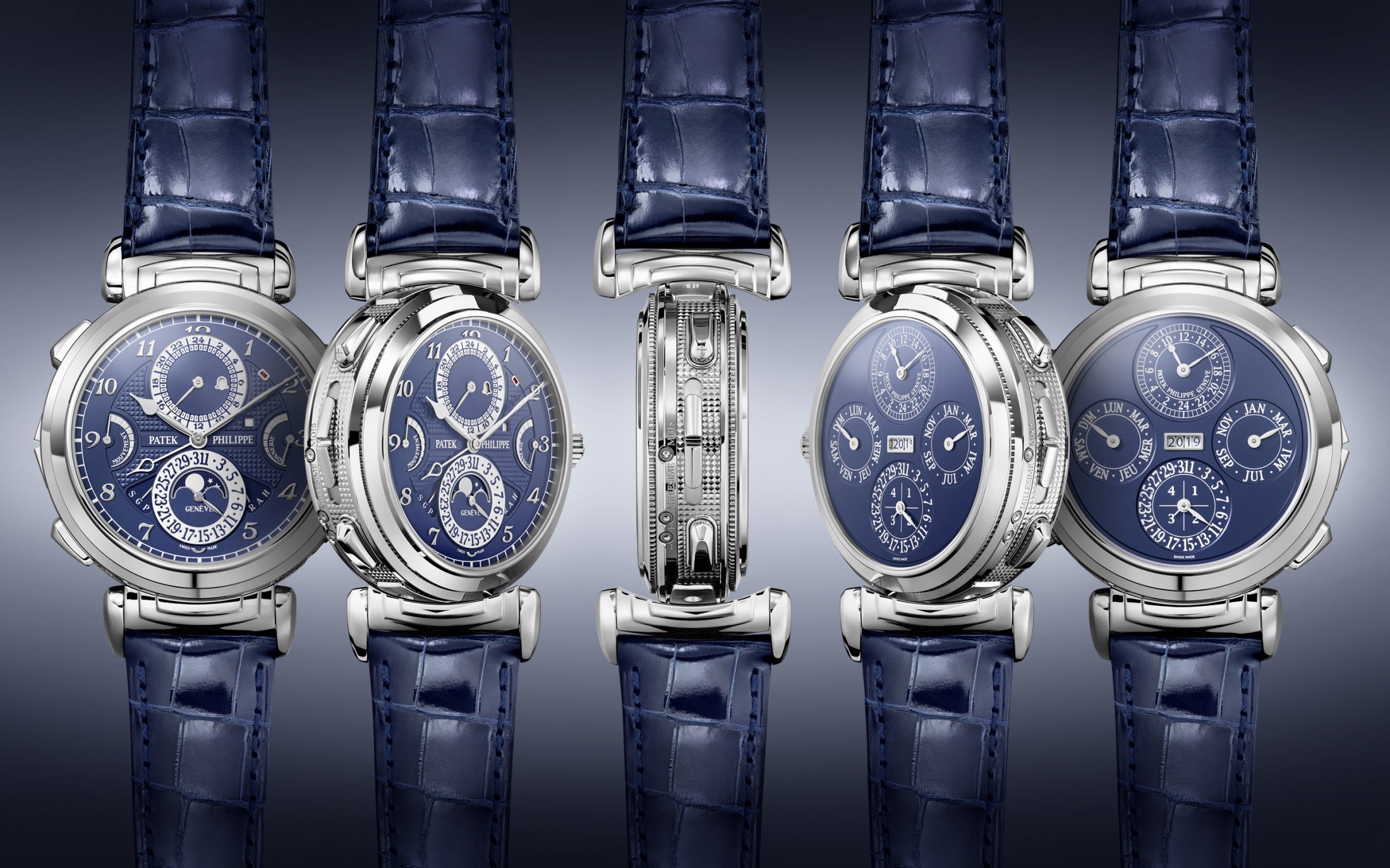 Patek Philippe Grand Complication, 18k White Gold, 47,7mm, Grandmaster Chime Ref# 6300G-010 - Image 6