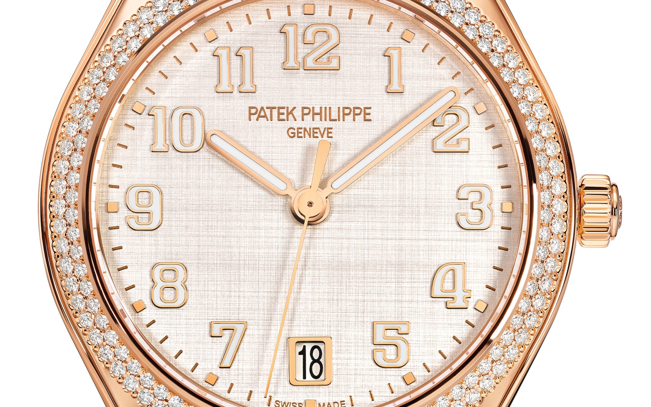 Patek Philippe Twenty~4 Automatic, 18k Rose Gold with 160 diamonds ~0,77ct, 36mm, Ref# 7300/1200R-010 - Image 3