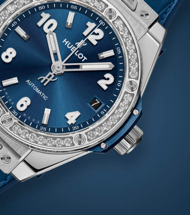 Hublot Big Bang, One Click Steel Blue Diamonds 39mm, Ref# 465.SX.7170.LR.1204 - Image 4
