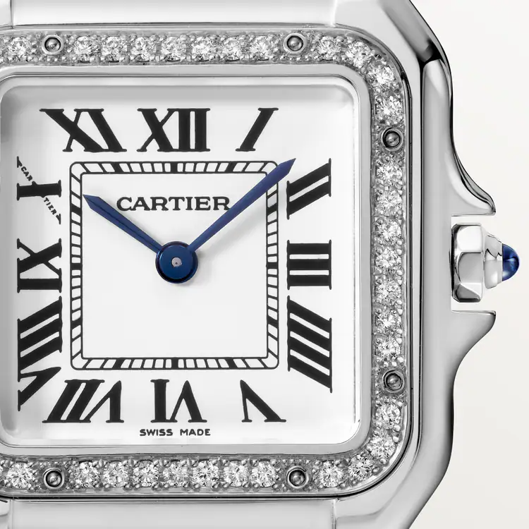 Unworn Cartier Panthère de Cartier, Stainless Steel, Diamonds, 29mm x 37mm, Ref# W4PN0018, box and papers - Image 2