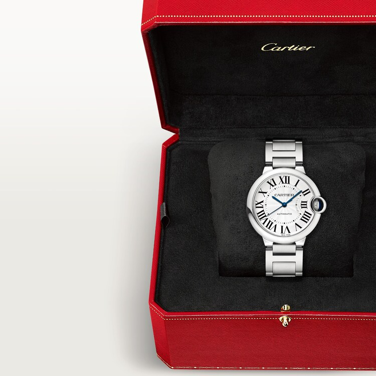 Unworn Cartier Ballon Bleu de Cartier, Stainless Steel, 36mm, Ref# WSBB0048, box and papers - Image 5