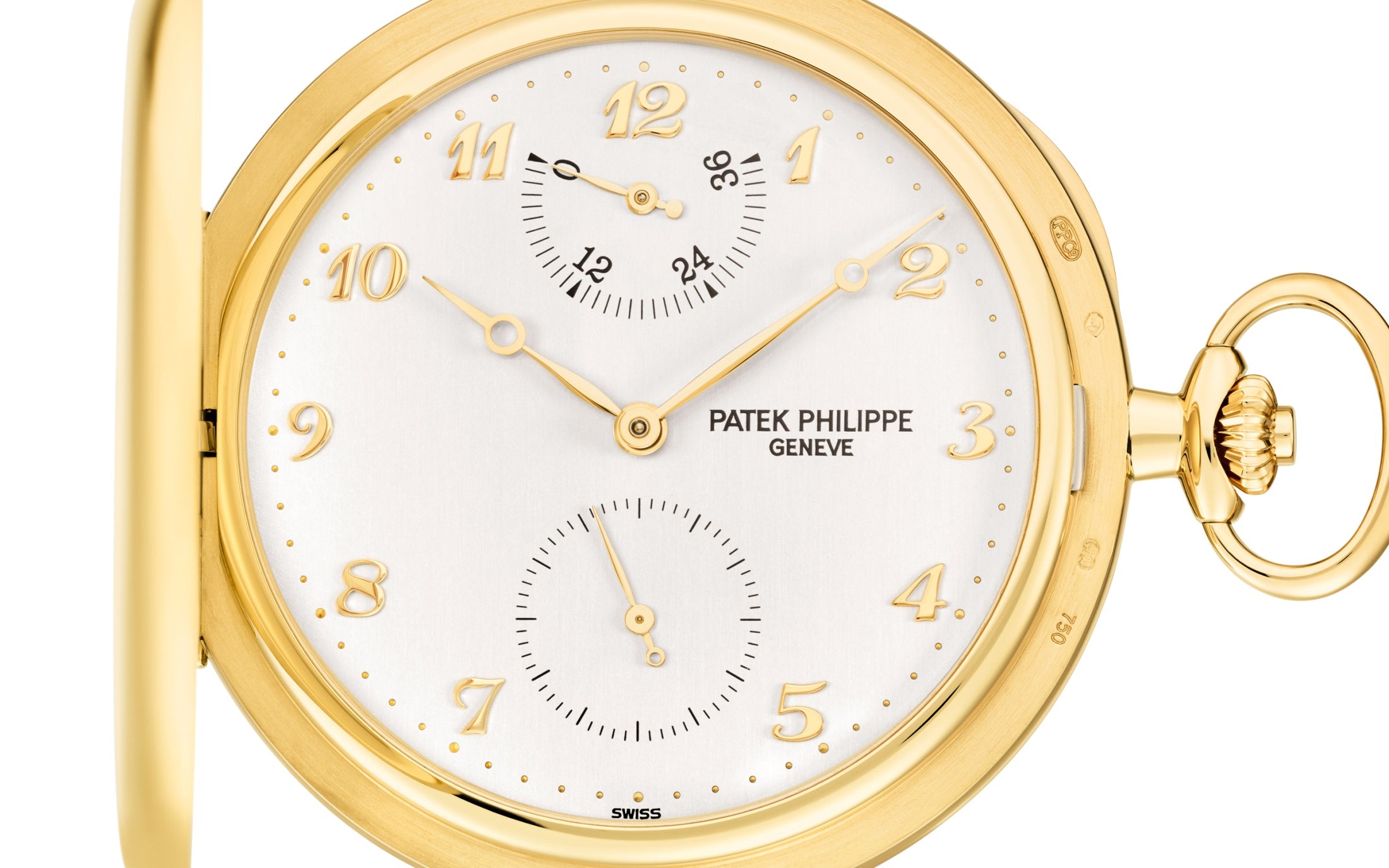 Patek Philippe Hunter-Case Pocket Watch, 18k Yellow Gold, 48mm, Ref# 983J-001 - Image 3