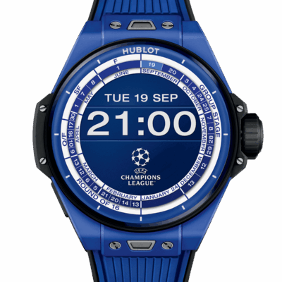 Hublot Big Bang E GEN3 UEFA CHAMPIONS LEAGUE, Blue Ceramic, 44mm, Ref# 450.EX.1100.RX.UCL23
