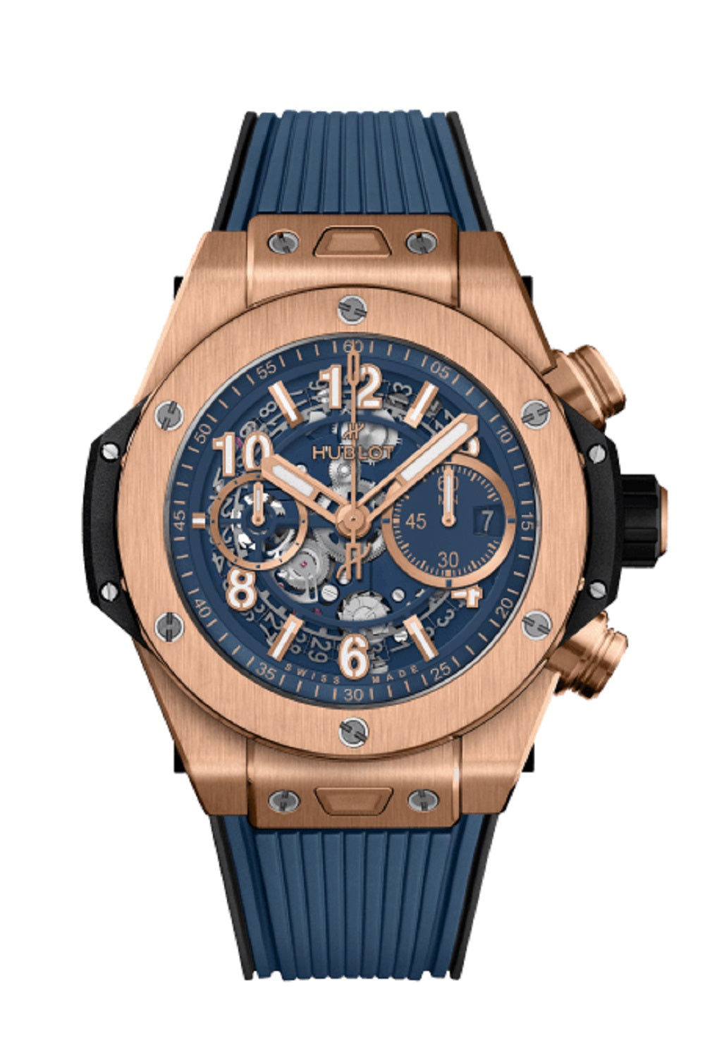 Hublot Big Bang, Unico King Gold Blue, 44mm, Ref# 421.OX.5180.RX, Unworn 2024