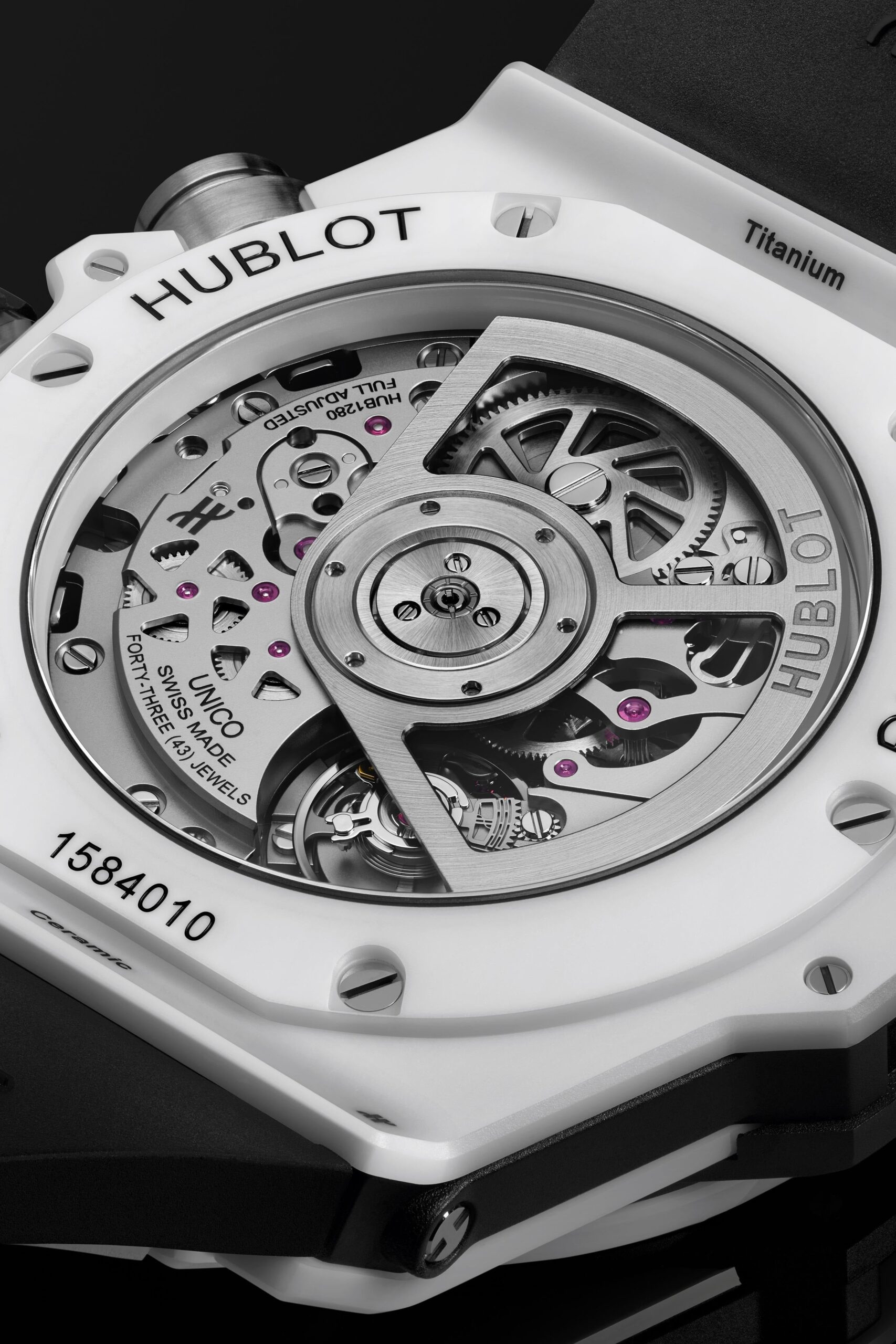 Hublot Big Bang Unico White Ceramic, 44mm, Ref# 421.HX.1170.RX, Unworn 2024 - Image 4